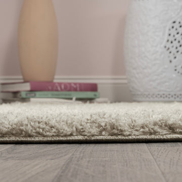 Pele Modern Geometric Dot Shag Area Rug
